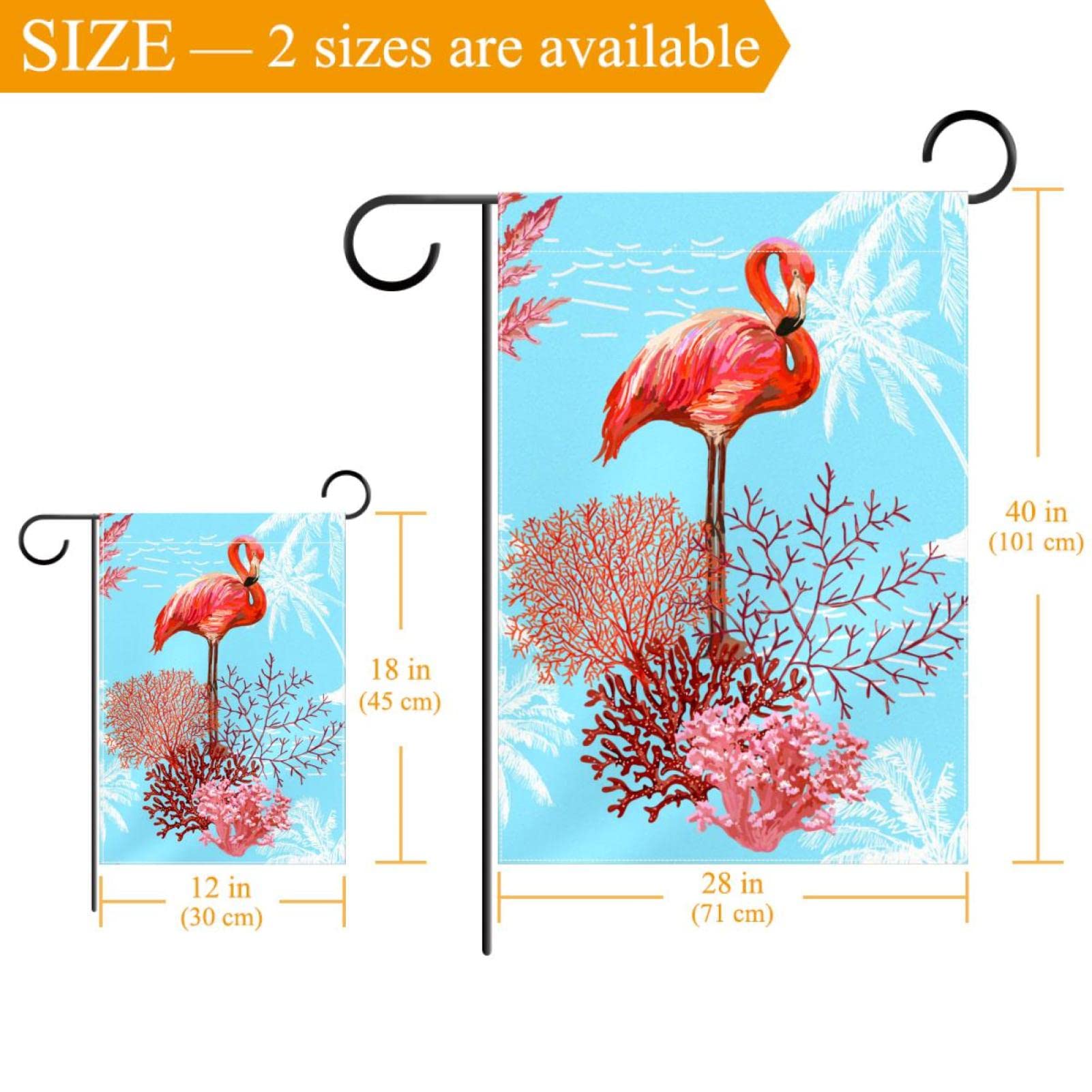 Bandiere da giardino per esterni 12 x 18 a doppio lato
