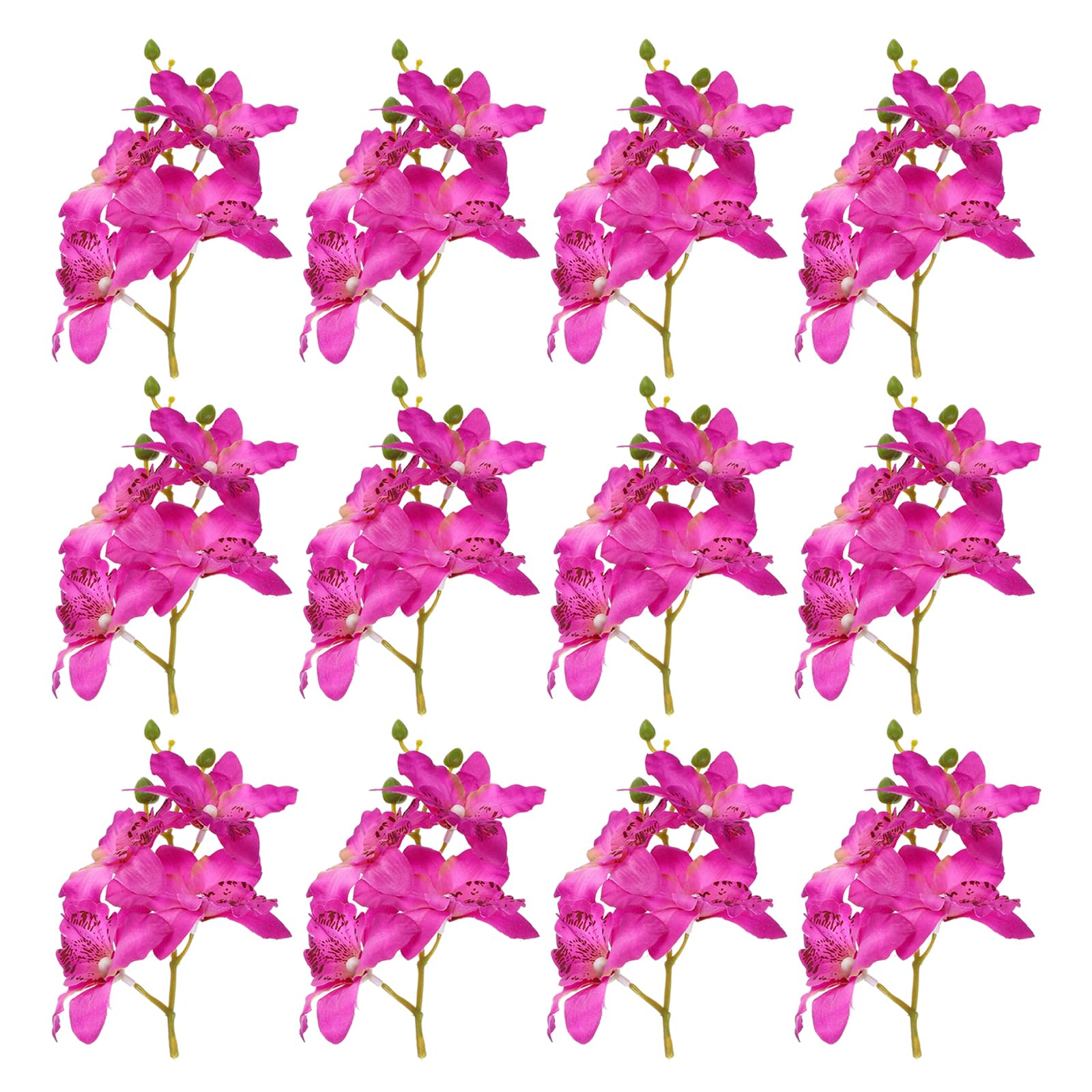 Remplissage de vase avec fleurs flottantes orchidées pour centre de table