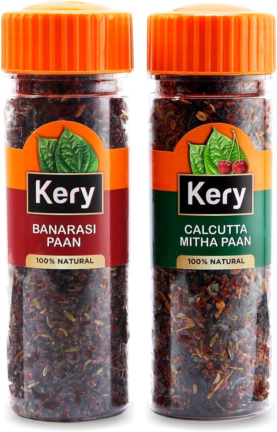 Kery Banarasi Paan & Calcutta Meetha Paan Mukhwas, 2 Bottles, 200g (Mouth Fresheners)