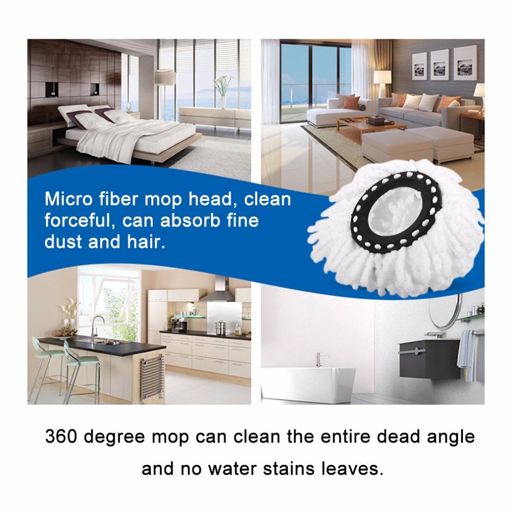 Buy Replacement Mop Heads for Spin Mop,Easy Ring Spin Mop Refill,Mr