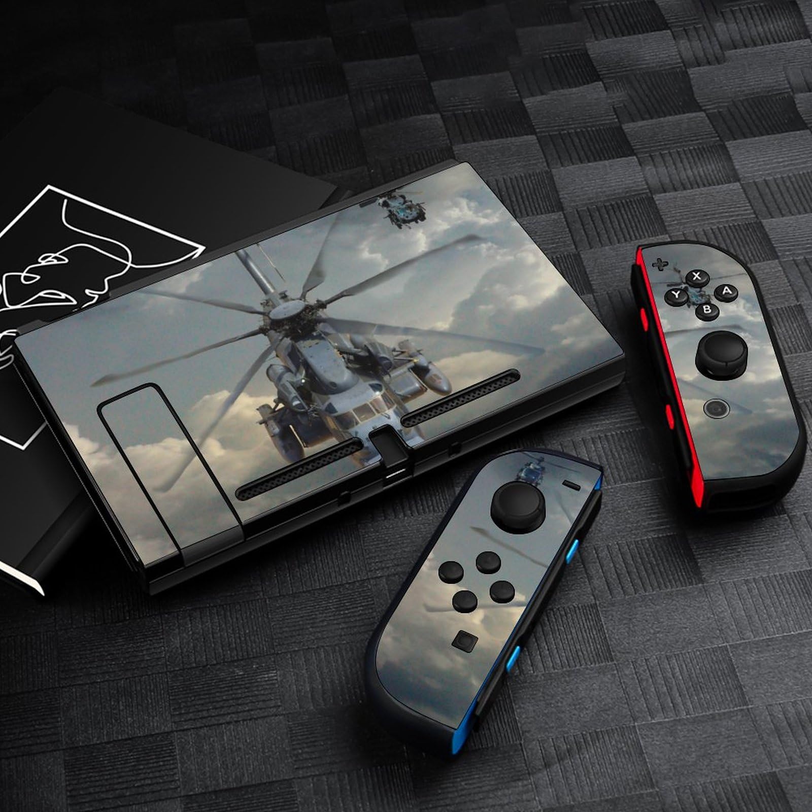 Amazon.co.jp: Switch/Switch Lite スキンシール CH-53 軍用