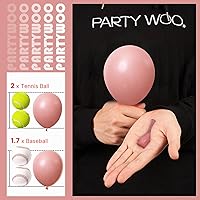 Vista 516 de PartyWoo Nude Balloons 100pcs 12 Inch Apricot Boho Fall Neutral Latex Helium Balloons for Graduation Wedding Anniversary Birthday Boy Baby Shower
