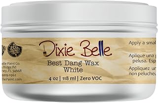 Dixie Belle Paint Company | Best Dang Furniture Wax (4oz, White) | Chalk Paint Protection & Antique Finishing