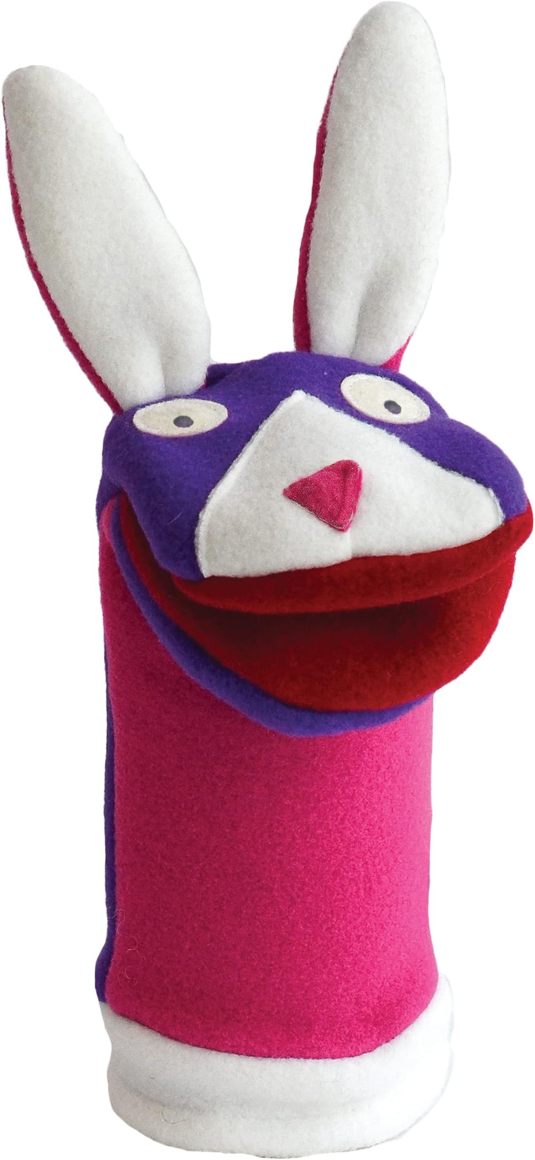 - Cate & Levi - Fleece Hand Puppet - Handmade in Canada - Great for Storytelling (Bunny)