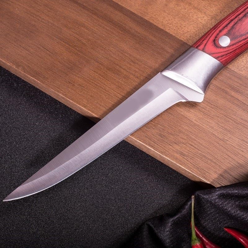 Meat Cleaver,Cleaver Knife Handmade Forged Kitchen Boning Knife Butcher Knife Meat Cleaver Chinese Knives Slaughter Knife Cutter Tool (Color : With cover)