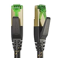 KabelDirekt – Cavo Ethernet CAT7 con tripla schermatura ultra sicura e rivestimento