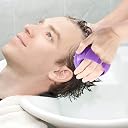 InfiSoul Silicone Scalp Massager & Shampoo Brush | Soft Scalp Scrubber for Deep Hair Cleaning | Exfoliating Massage Brush for Men & Women | Anti Dandruff Hair Care Tool with Ergonomic Grip gallery image