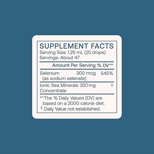 Miniatura 2 de BodyBio - Selenio líquido para apoyo inmunológico, salud cardíaca y tiroidea - Suplemento de selenio puro y concentrado de alta absorción - 2 oz