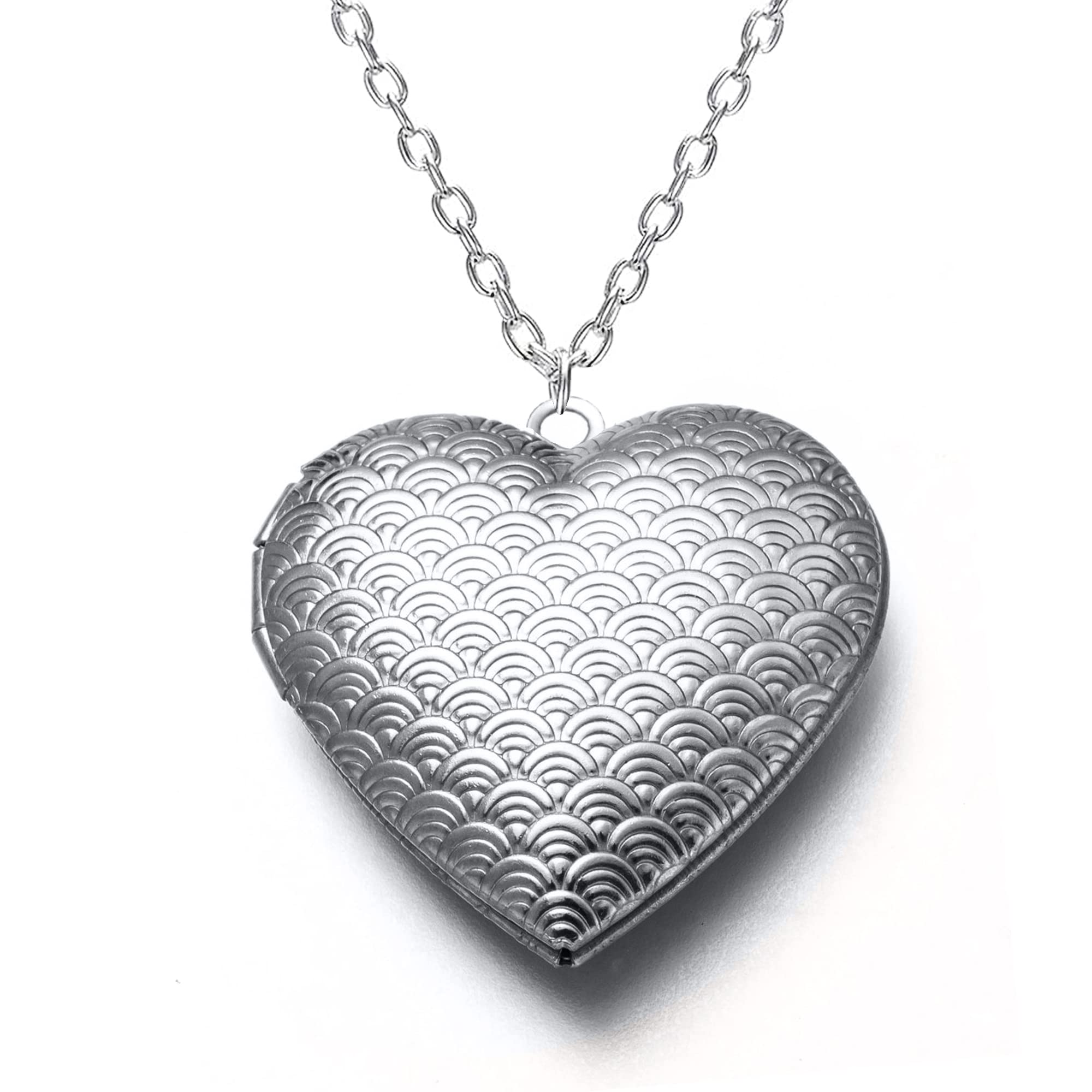 Via Mazzini No-Tarnish No-Rusting Never Fading Heart Memory Photo Locket Pendant with Chain Valentine Gift for Women and Men (NK0862) (B07SN4Q3ZM) Amazon Price History, Amazon Price Tracker