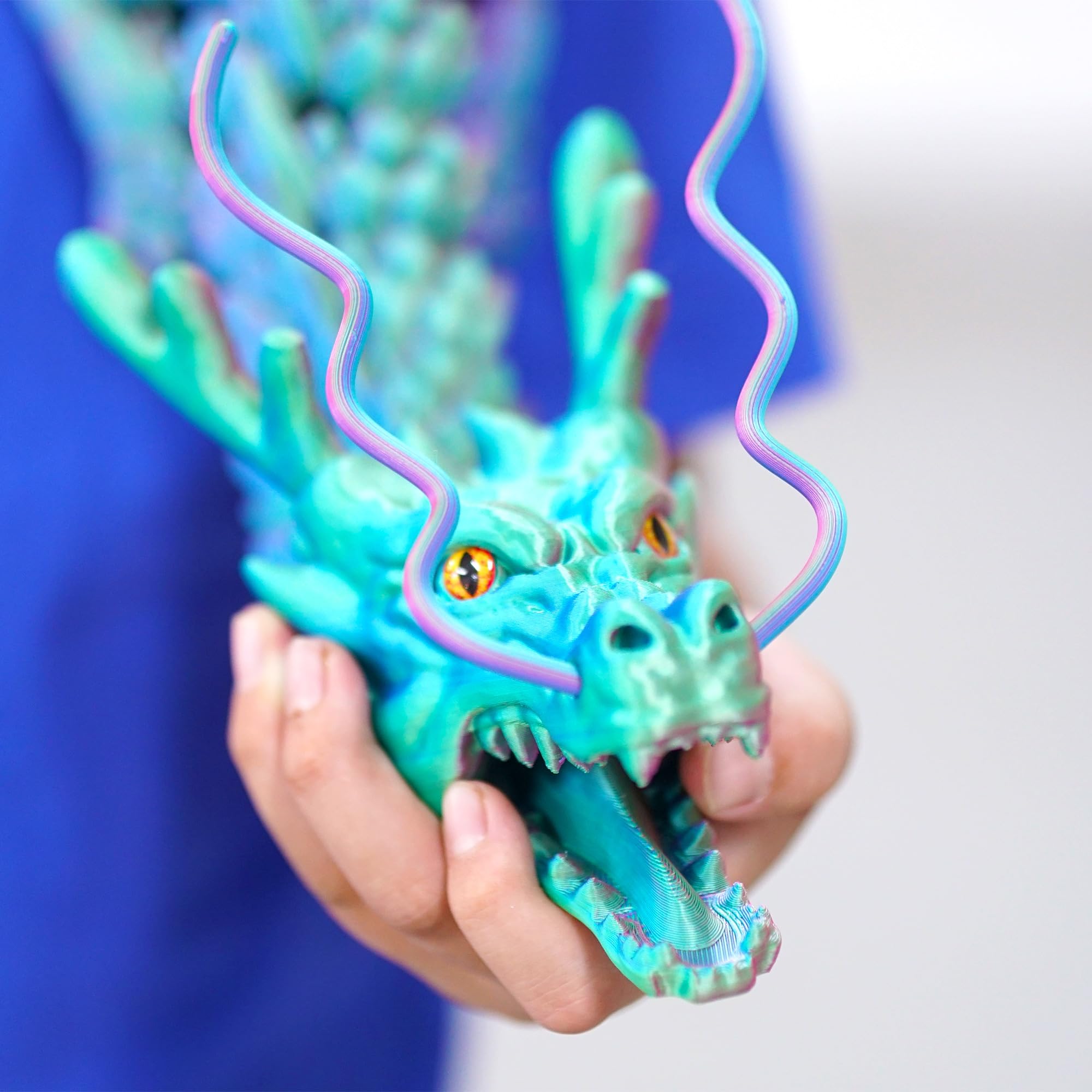 CATOR 3 Piezas De Dragón 3D Impreso De 13 Cm – Figuras Articuladas Movibles, Regalo Para Niños Y Adultos