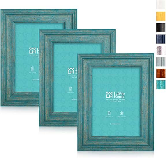 5x7 teal picture frame
