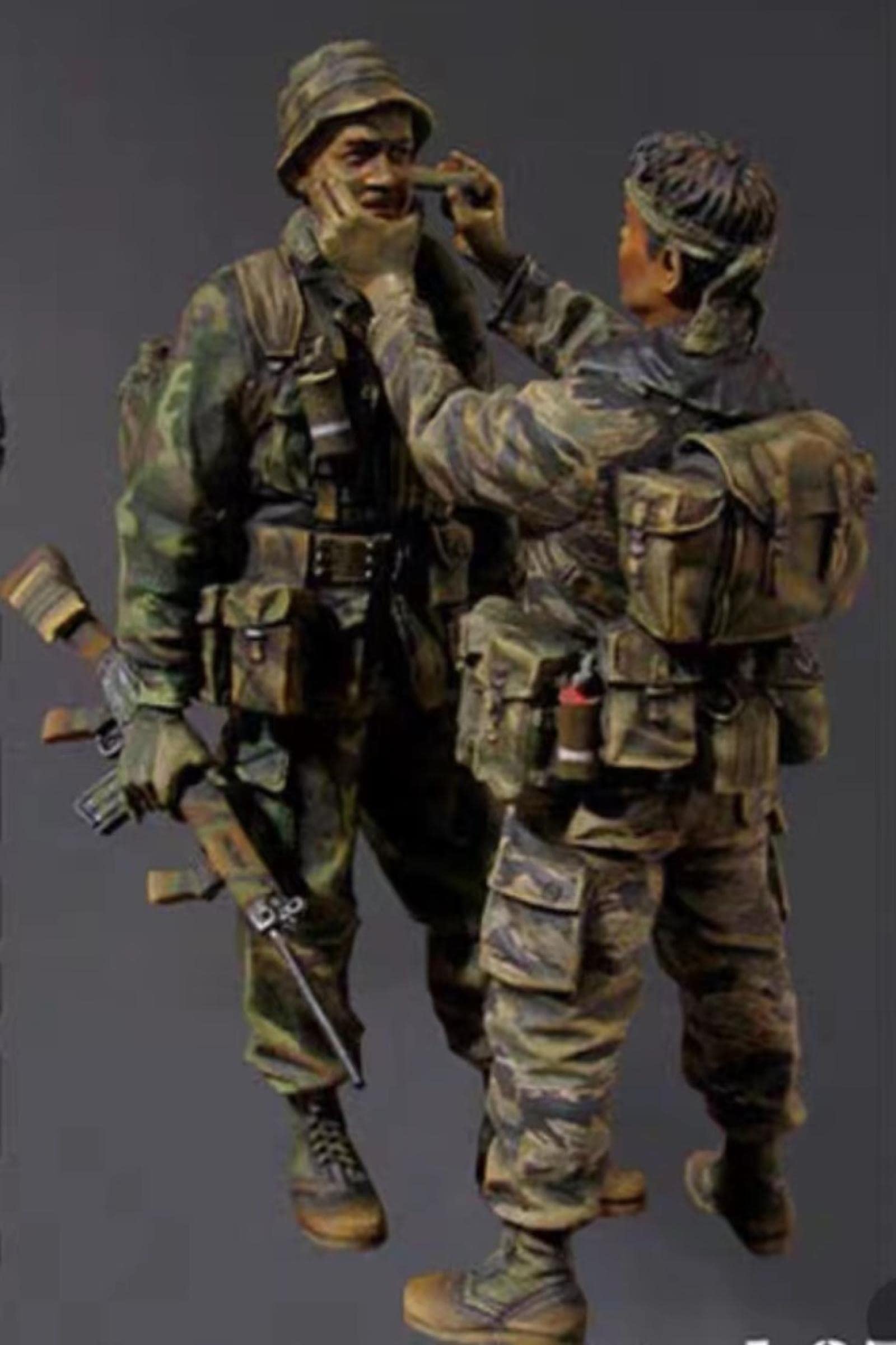 1/35 Resin Figure Soldier Model Vietnam War US Soldier Resin Miniature Kit (Unassembled and Unpainted) //Ti-873