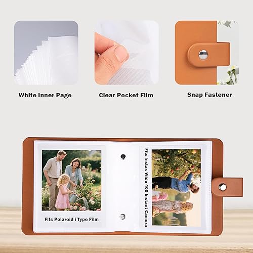 Miniatura 3 de Álbum de fotos Instax Mini 90 para cámara Instax Mini 12 11 9 8 8+ 70 7s 40, Polaroid SnapPIC-300Z2300SocialMatic cámaras instantáneas e impresora