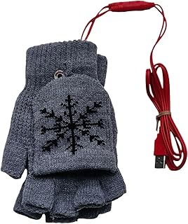 Gants Chauffants | Gants Électriques de Cyclisme à Chauffage Rapide USB | Chauffemains Temps Froid pour Hommes Femmes Snowboard Randonnée Ski Équitation Pêche Cadeau d'anniversaire