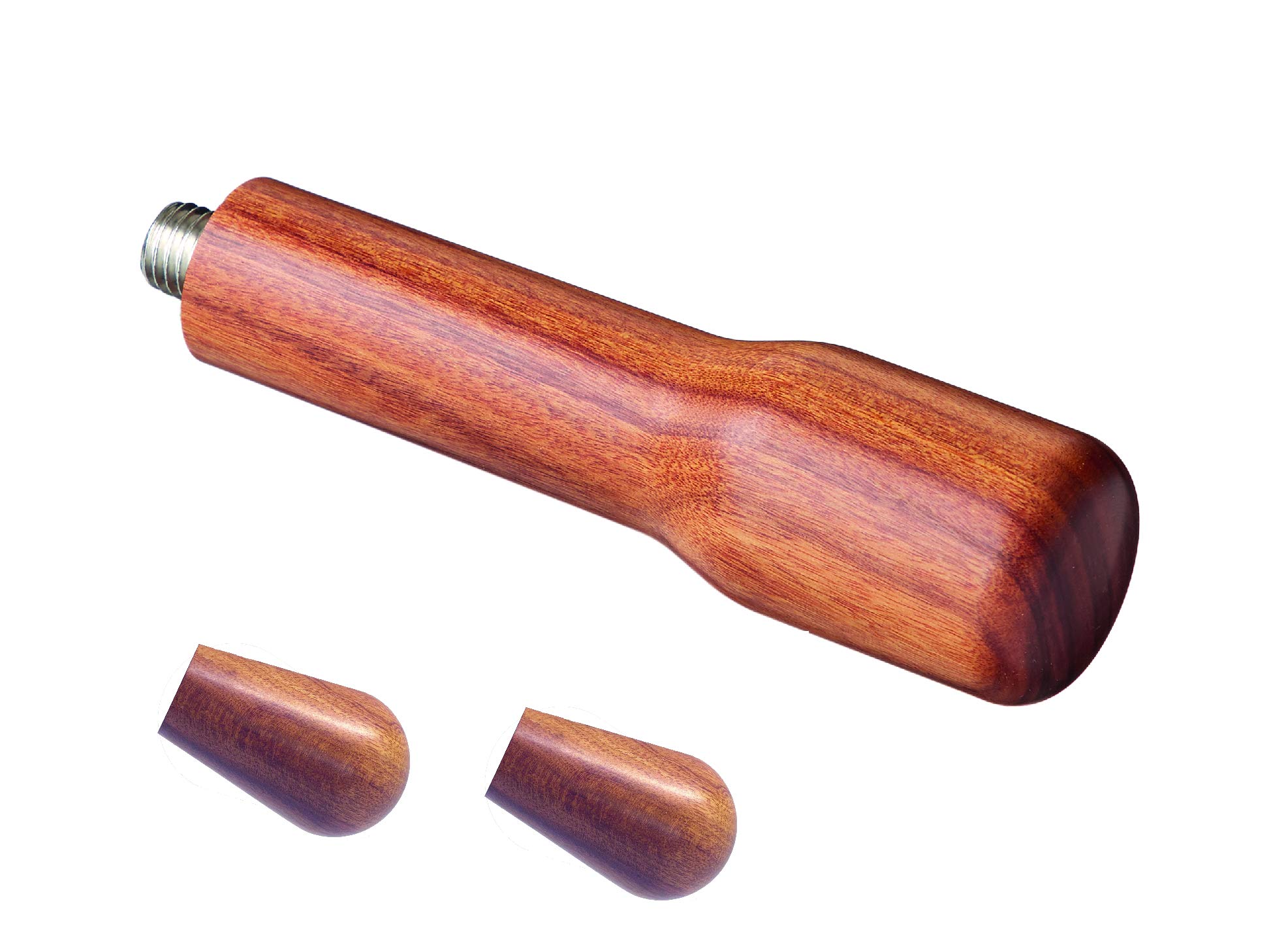 Scarlet espresso Precioso Precioso Wooden Handle for Sieve Carrier with M12 Stainless Steel Screw for Rocket Bezzera La Marzocco etc. 1 x Griff3 + 2 x Kipphebel Set Sandelholz - Braun