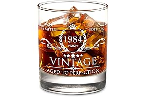 AOZITA 40th Birthday Gifts for Men - Everything He Needs in a Whiskey Glass