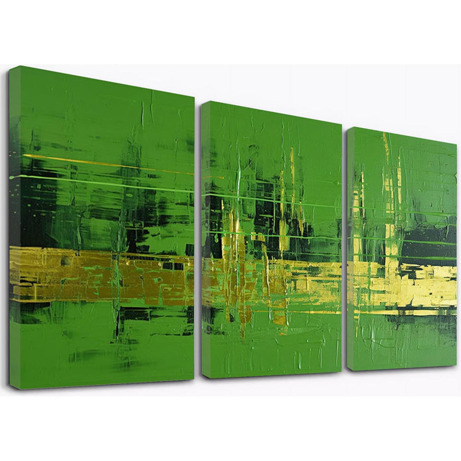 原画【グリーン】抽象画インテリア　絵画　手書き　アートパネル　緑 北欧 アートポスター【 abstract Green Green 】 抽象画 北欧