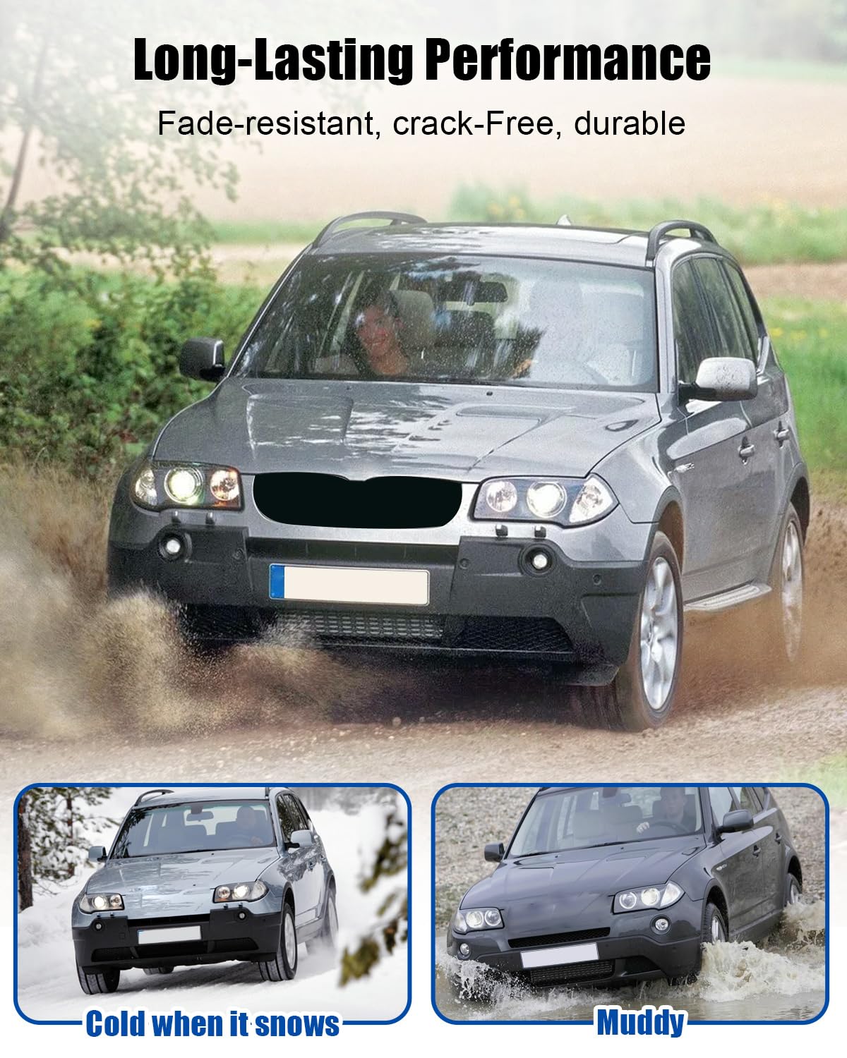 Interrupteur de hayon pour BMW E83 X3 2004 2005 2006 2007 2008 2009 2010, poignée de couvercle de coffre arrière avec bouton de clé de rechange 51133403611