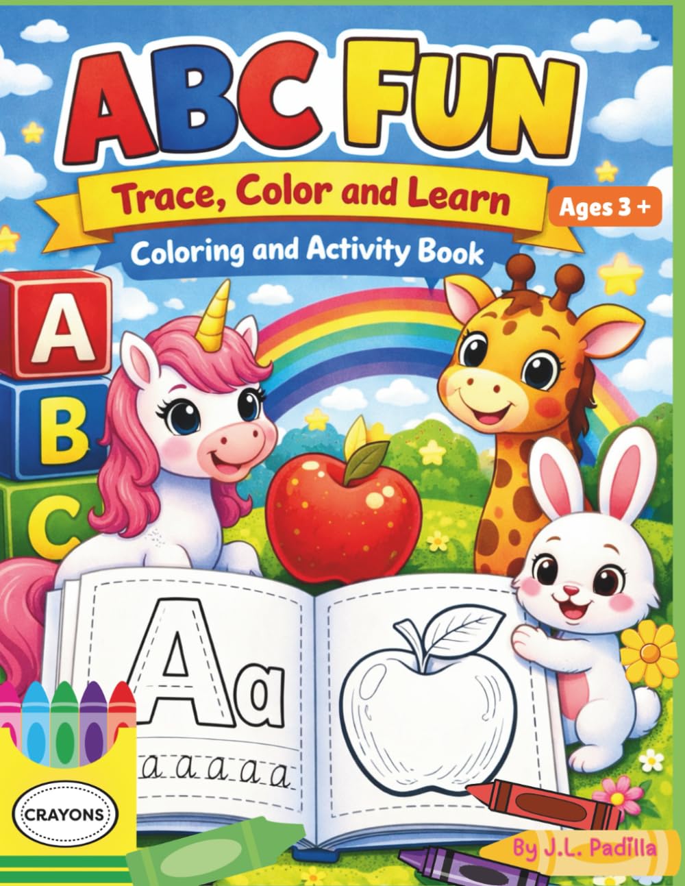 ABC Fun: Trace, Color and Learn Coloring and Activity Book