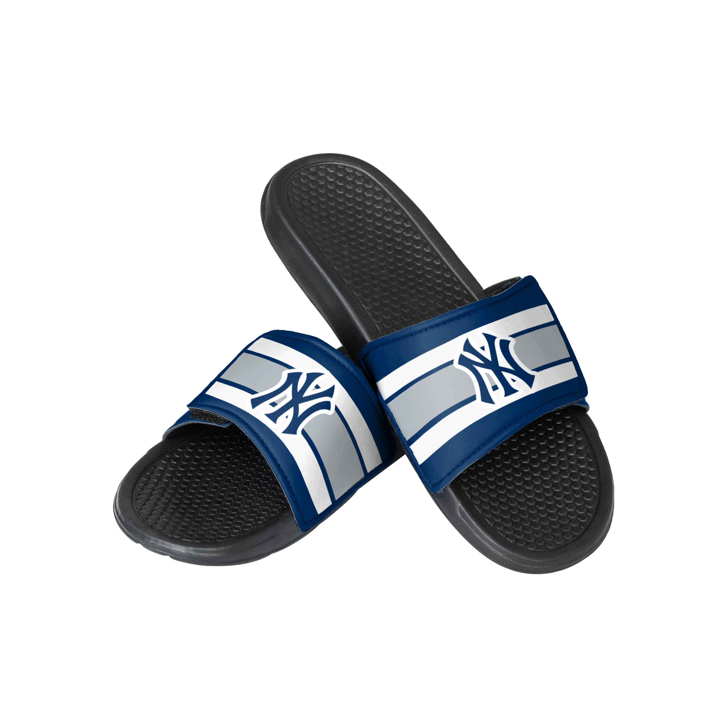 FOCO Youth MLB Stripe Legacy Sport Slide, Team Color, Small