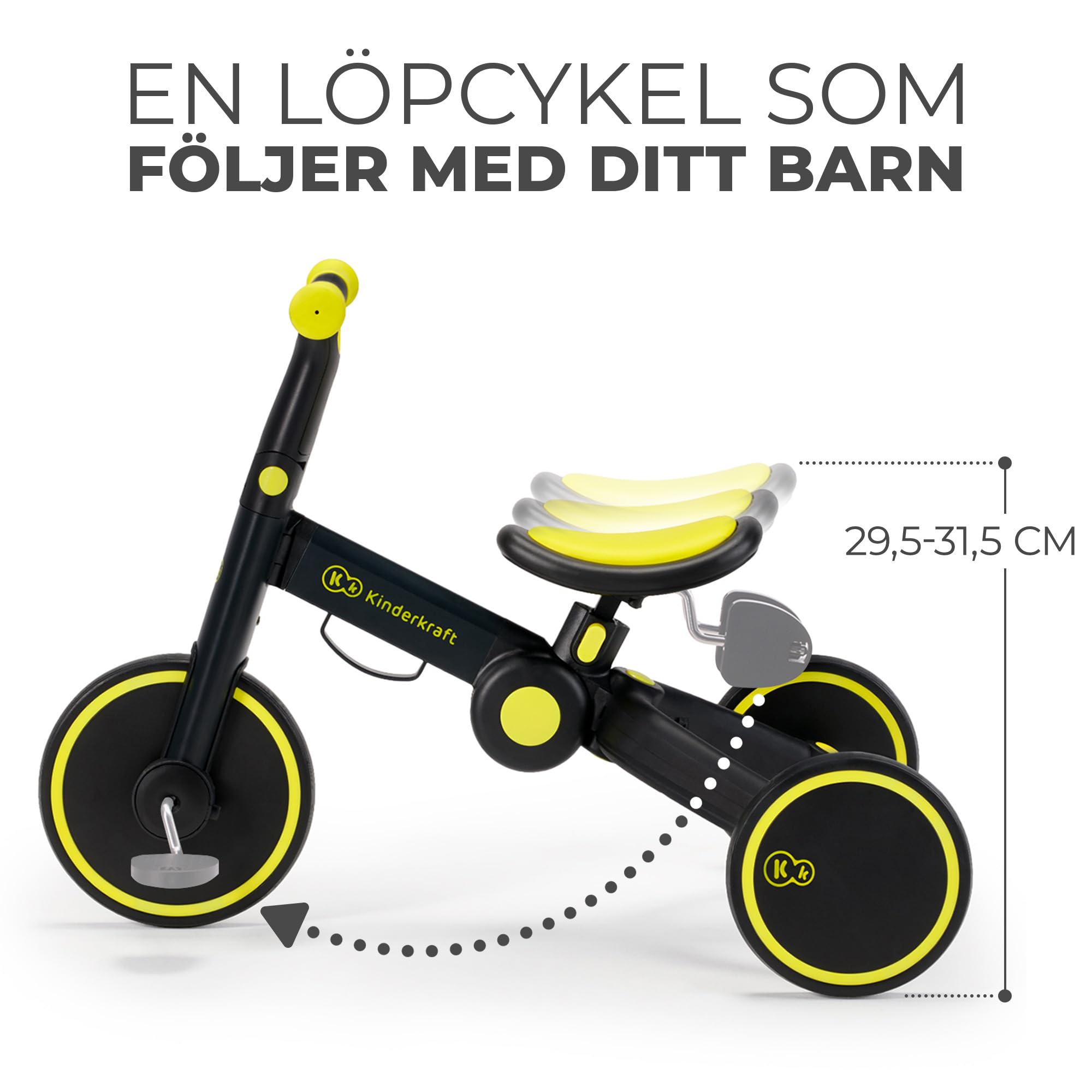 How To Assemble The Kinderkraft 4TRIKE 3in1 Balance Bike