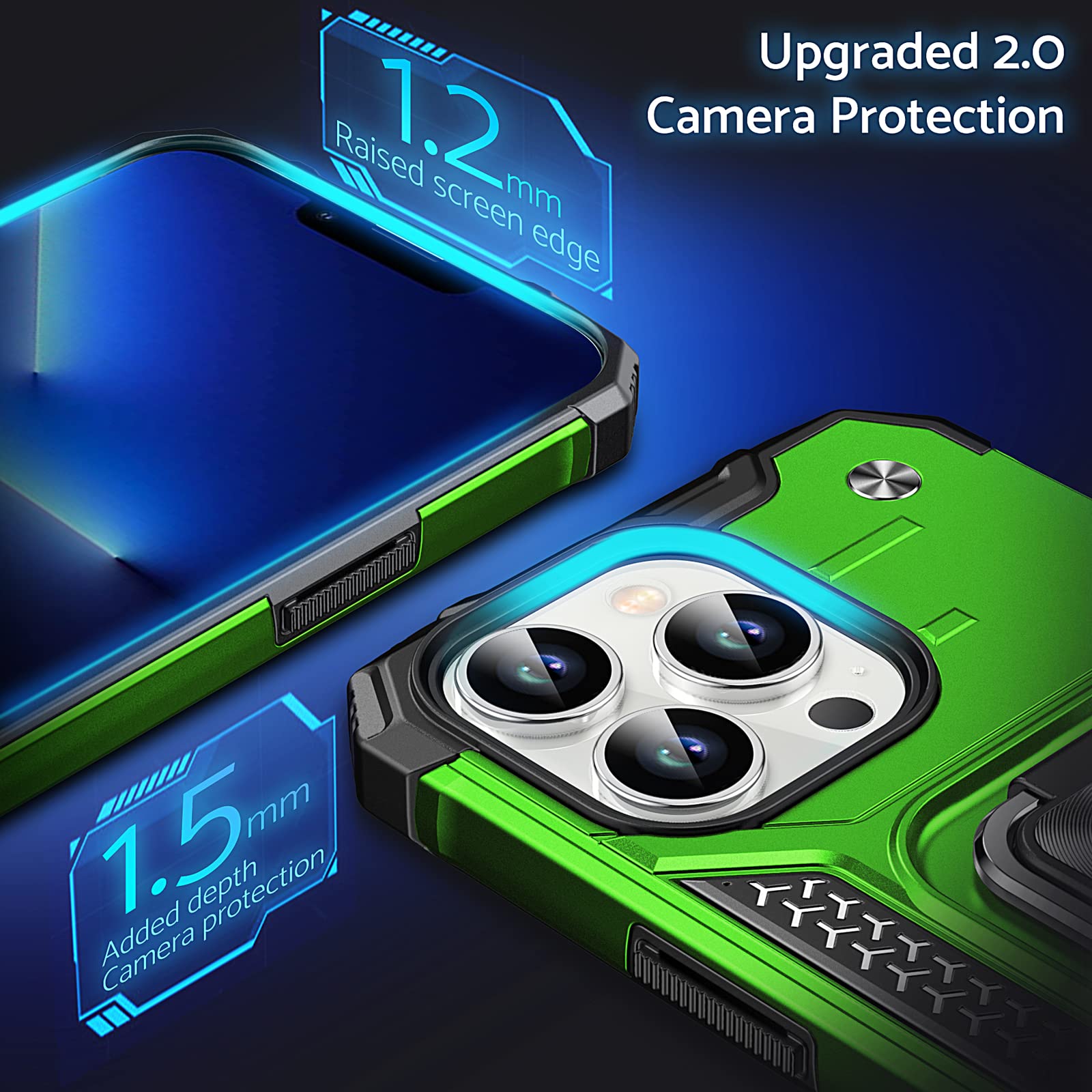DASFOND Cover Compatible with iPhone 13 Case, Phone