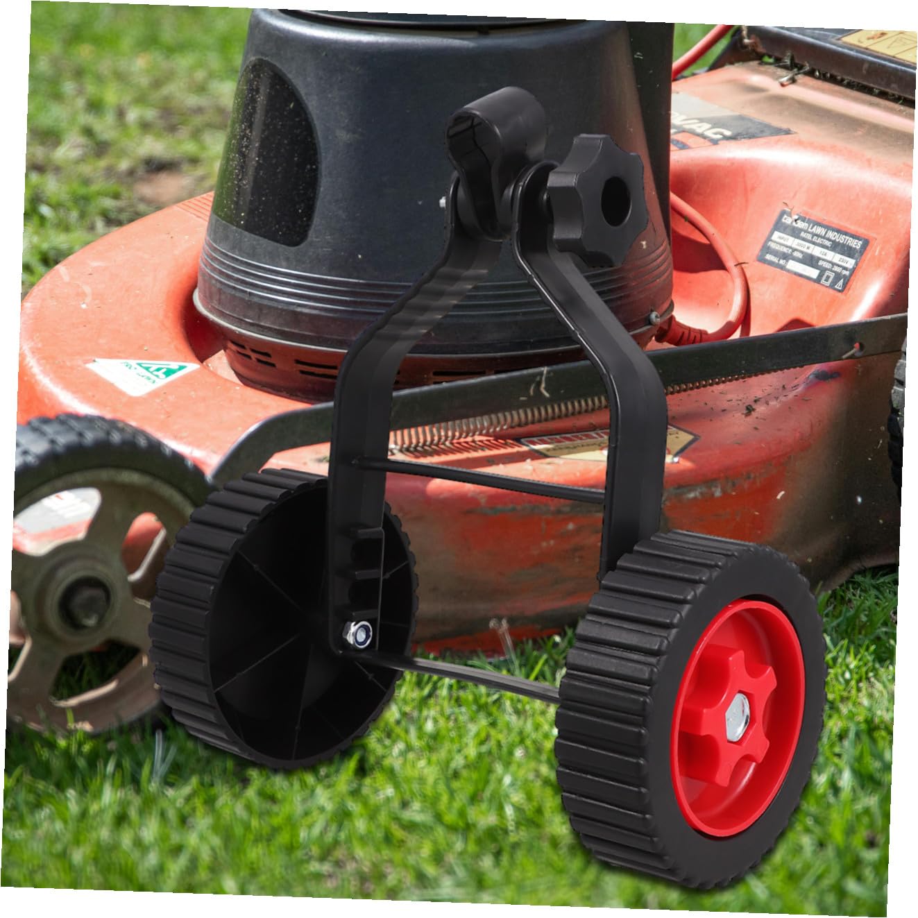 SUPVOX 1pieza De Jardín Ruedas De para Desbrozadora y Cortacésped Soporte para Cortacésped Ruedas Auxiliares para De Jardinería Instalación y Diseño Ergonómico