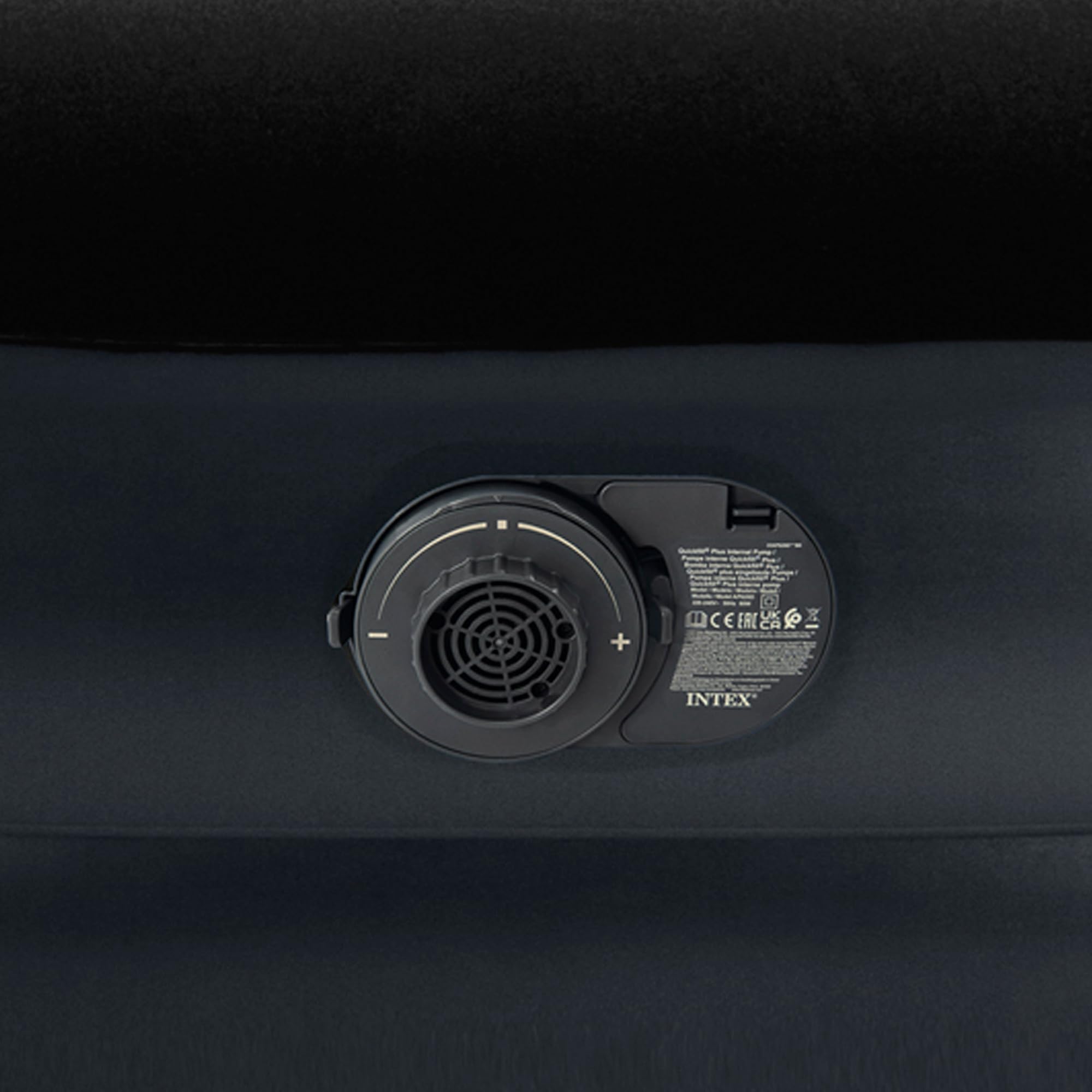 Intex 64132ND - Materasso Dura-Beam Pillow Rest Deluxe Singolo, Bicolore, con Pompa Elettrica Incorporata, 99x191x42 cm