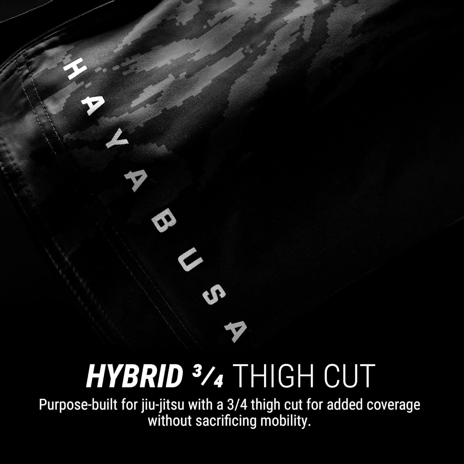 Hayuabusa Men's Apex 3/4 Thigh Fight Shorts