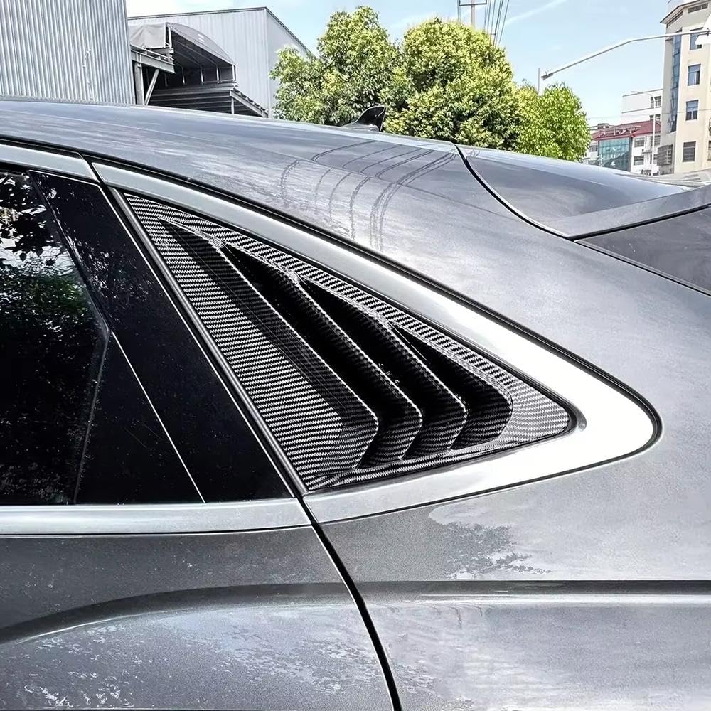 Rivestimenti Esterni Feritoia Finestrino Per Q3 Sportback 2019‑2024 | Aspetto Dinamico, Impermeabile, Migliora La Privacy(Carbon Fiber)