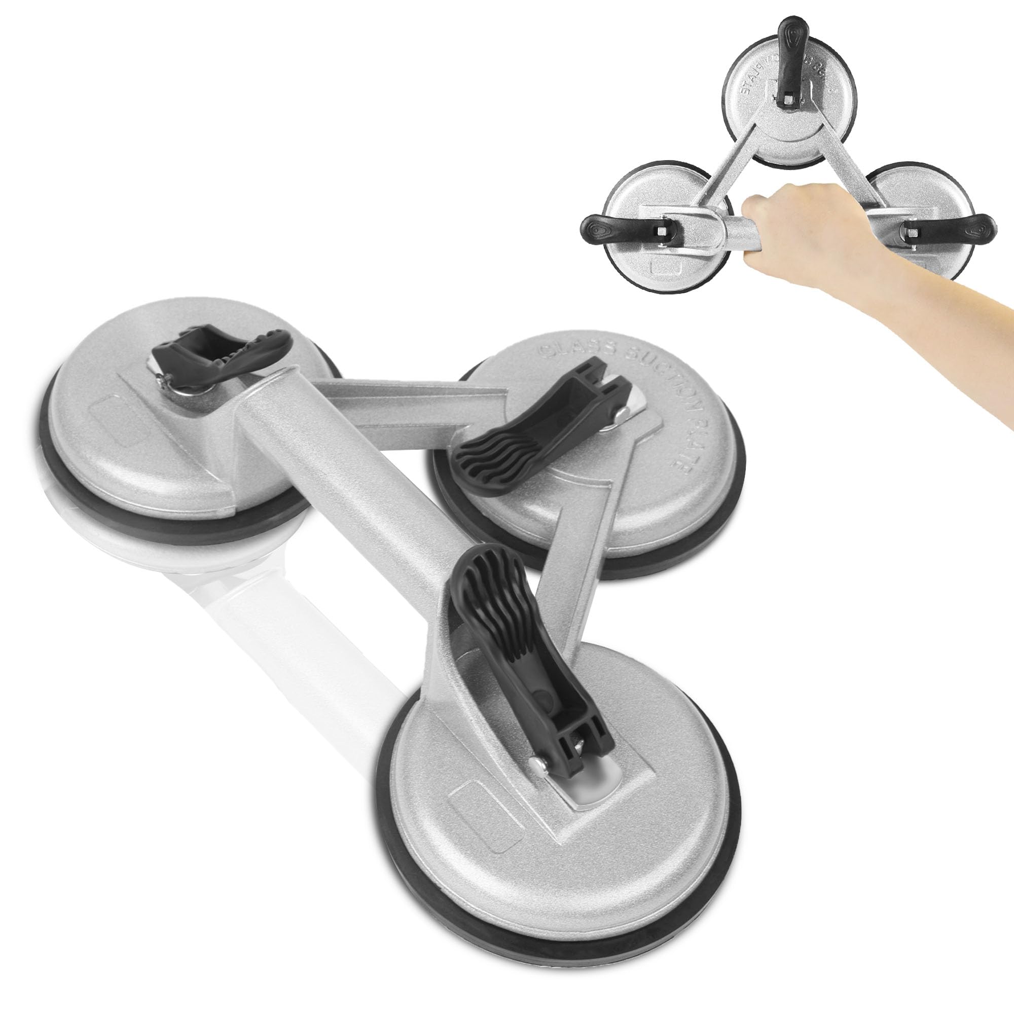 Grab Bars for Shower for Bathtubs and Shower, 3 Suction Cups Shower