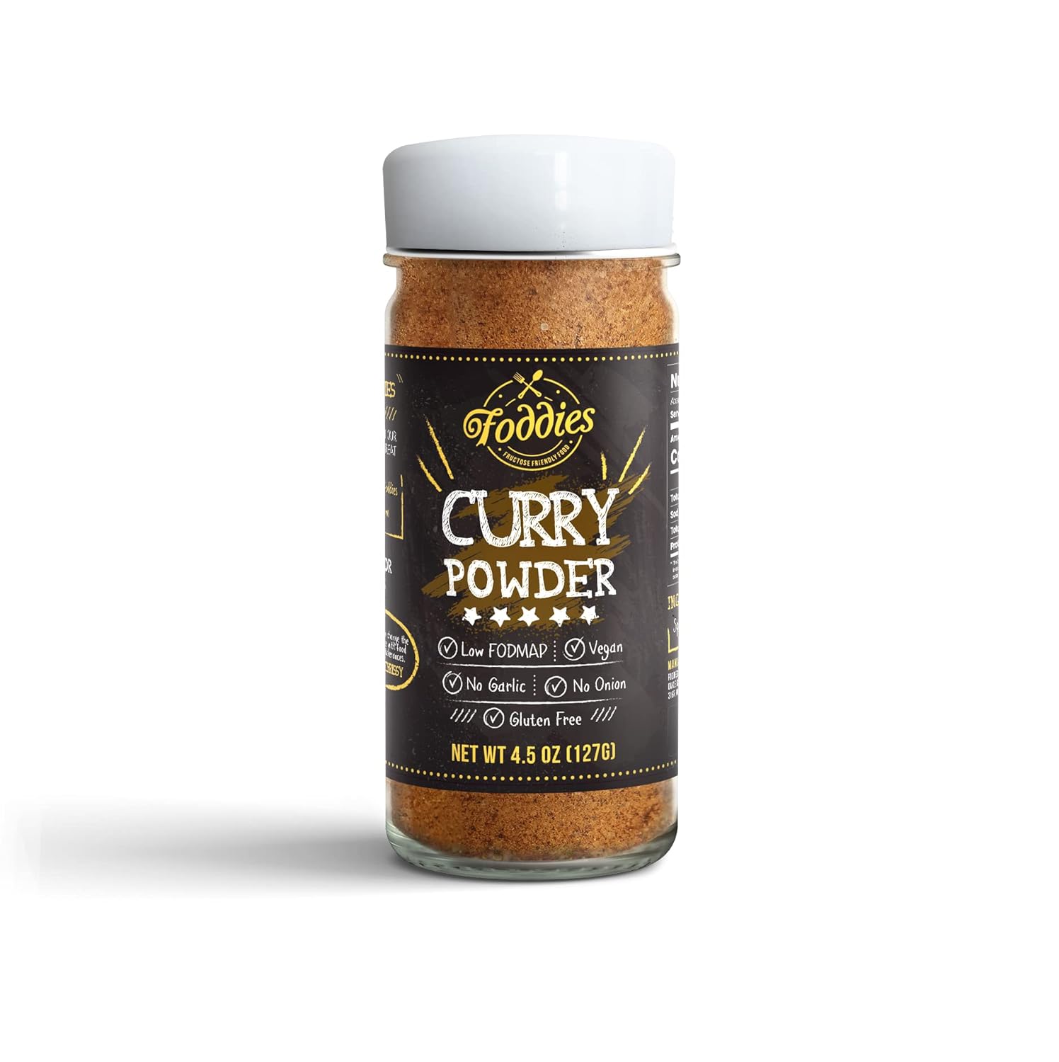 Foddies Curry Powder, Low FODMAP, Gluten Free, No Onion No