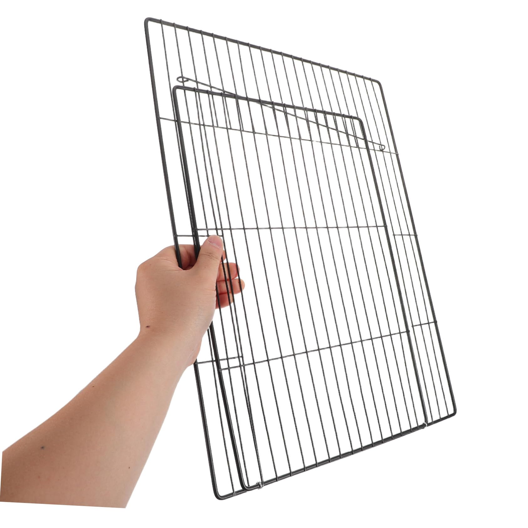 Rete per con Apertura Accessorio Versatile per Gabbie e Recinti Sicurezza per e Grandi Animali Facile da Montare e Compatibile con Box Espandibili