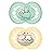 MAM Original Day & Night Pacifiers, Binky Pacifier for 6-16 Months, BPA-Free Silicone, Glows in the Dark, Best for Newborn Babies, Developed with Medical Experts, 2 Count Binkies, with Sterilizer Case