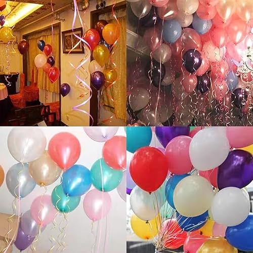 Miniatura 9 de BRZIKWT Cinta rizadora plateada de 500 yardas, hermosa cinta metálica prensada, rollo de cintas de globo, para regalo, arte, flores, globos para el