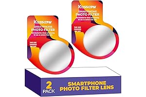 2-Pack Solar Eclipse Imaging Enhancing Filter Kit for Smartphones
