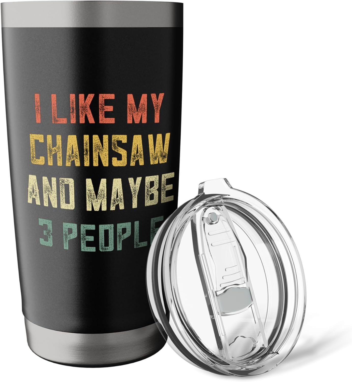 Retro Chainsaw For Men Logging Gear Tree Trimmer Arborist Stainless Steel Insulated Tumbler