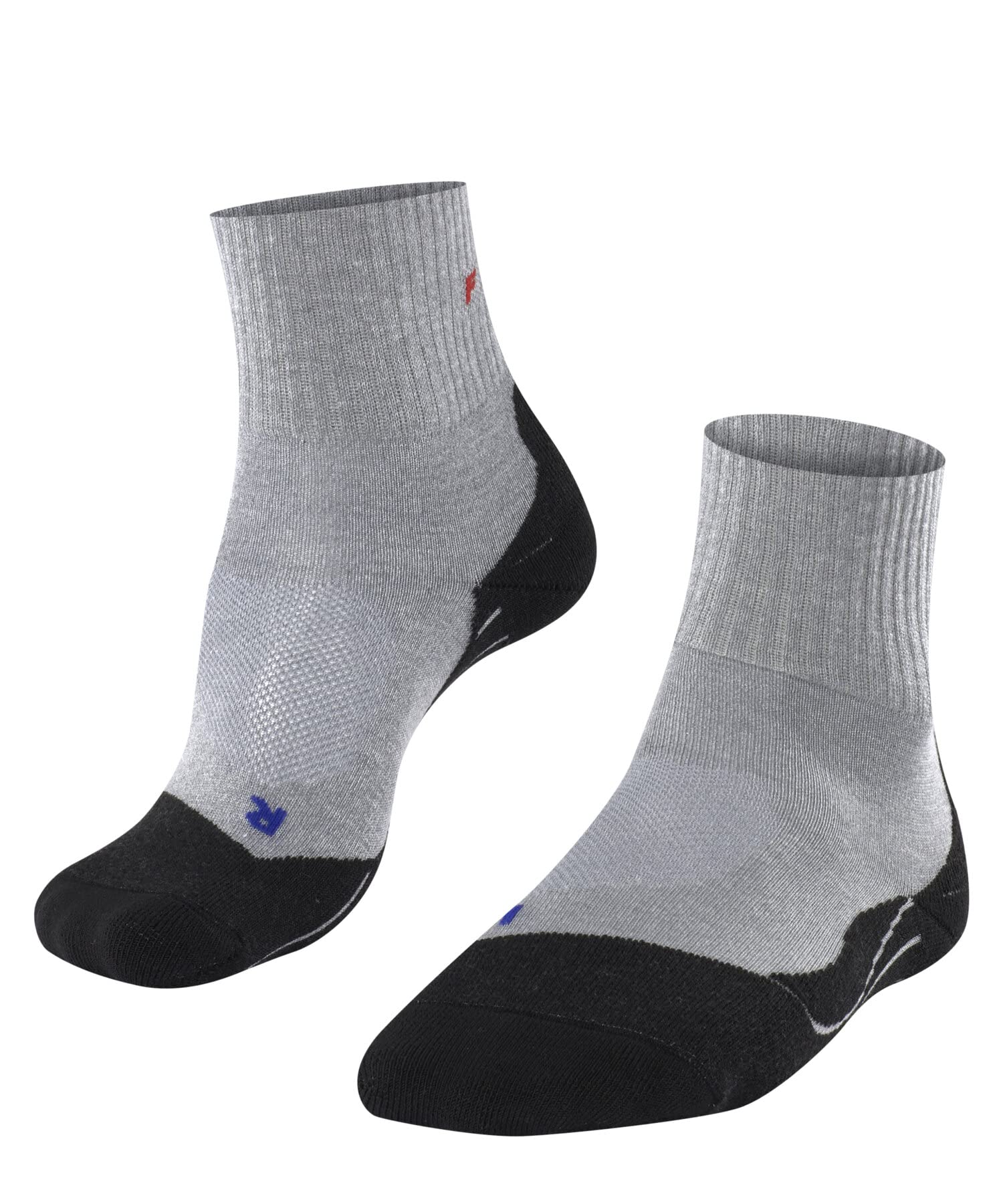 FALKE Mens Tk2 Explore Cool Short M Sso Lyocell Functional Yarn Thick Anti-blister Hiking Socks, Grey Light 3403, 9.5-10.5 EU
