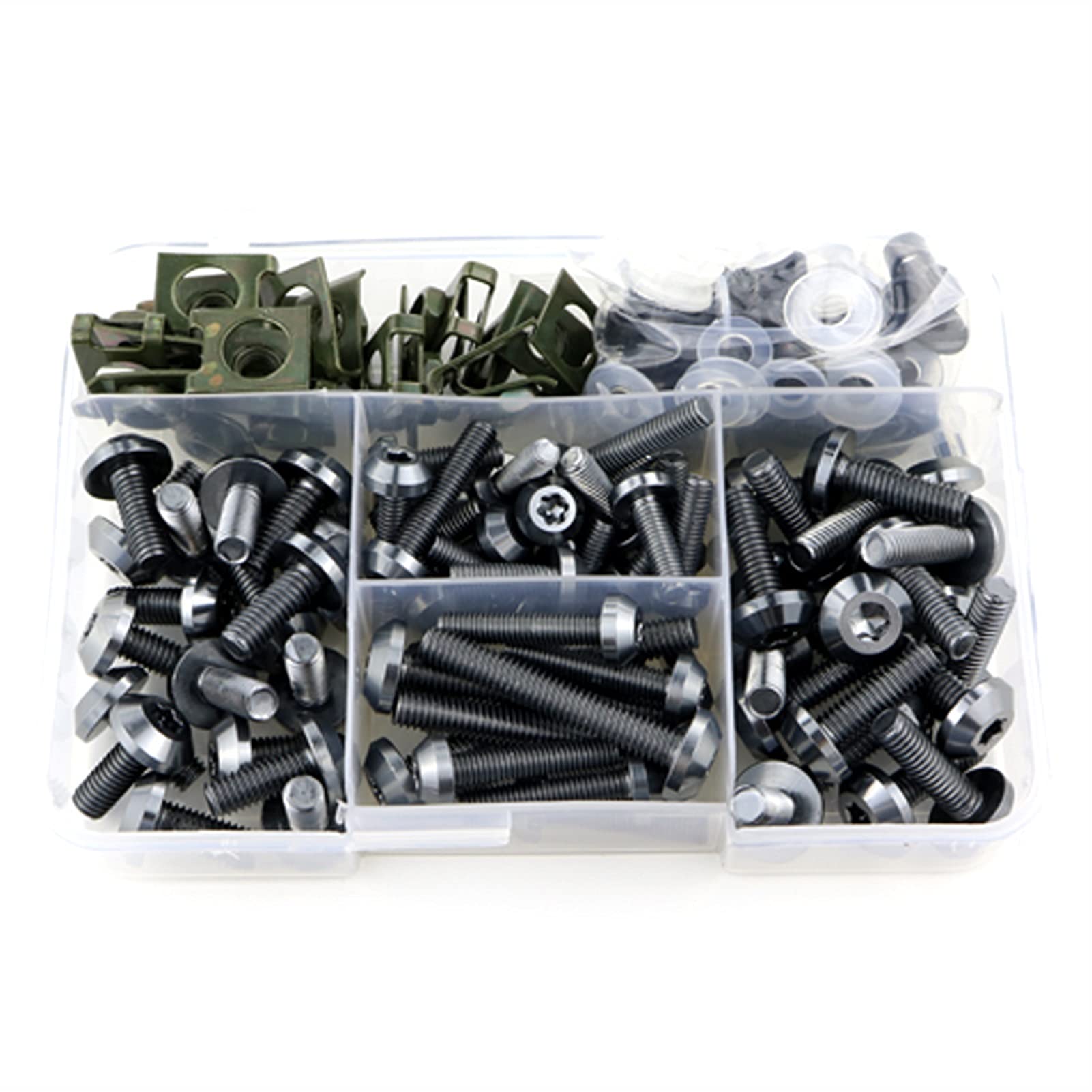 Kit completo de tornillos para BMW S1000RR carenado color titanium