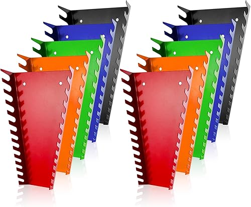 ALOANES Organizador de llaves metálicas de 130 ranuras, bandeja organizadora de llaves resistente para caja de herramientas, compatible con