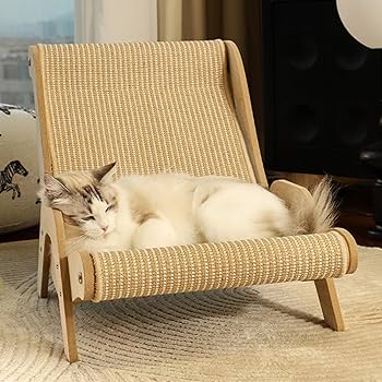 Amazon | 猫の爪とぎパッド、ペットのビーチチェア - エレガント