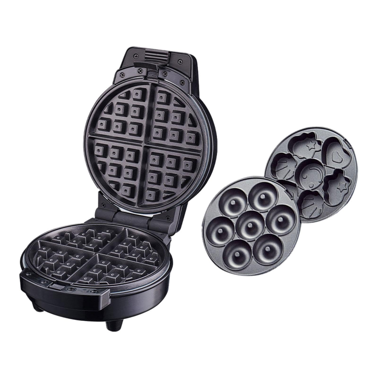 Waffle Maker 3 in 1 Nonstick Breakfast Maker for Gather | Waffle Maker 3 in 1 Nonstick Breakfast for Gatherings Restaurants Home-image-45