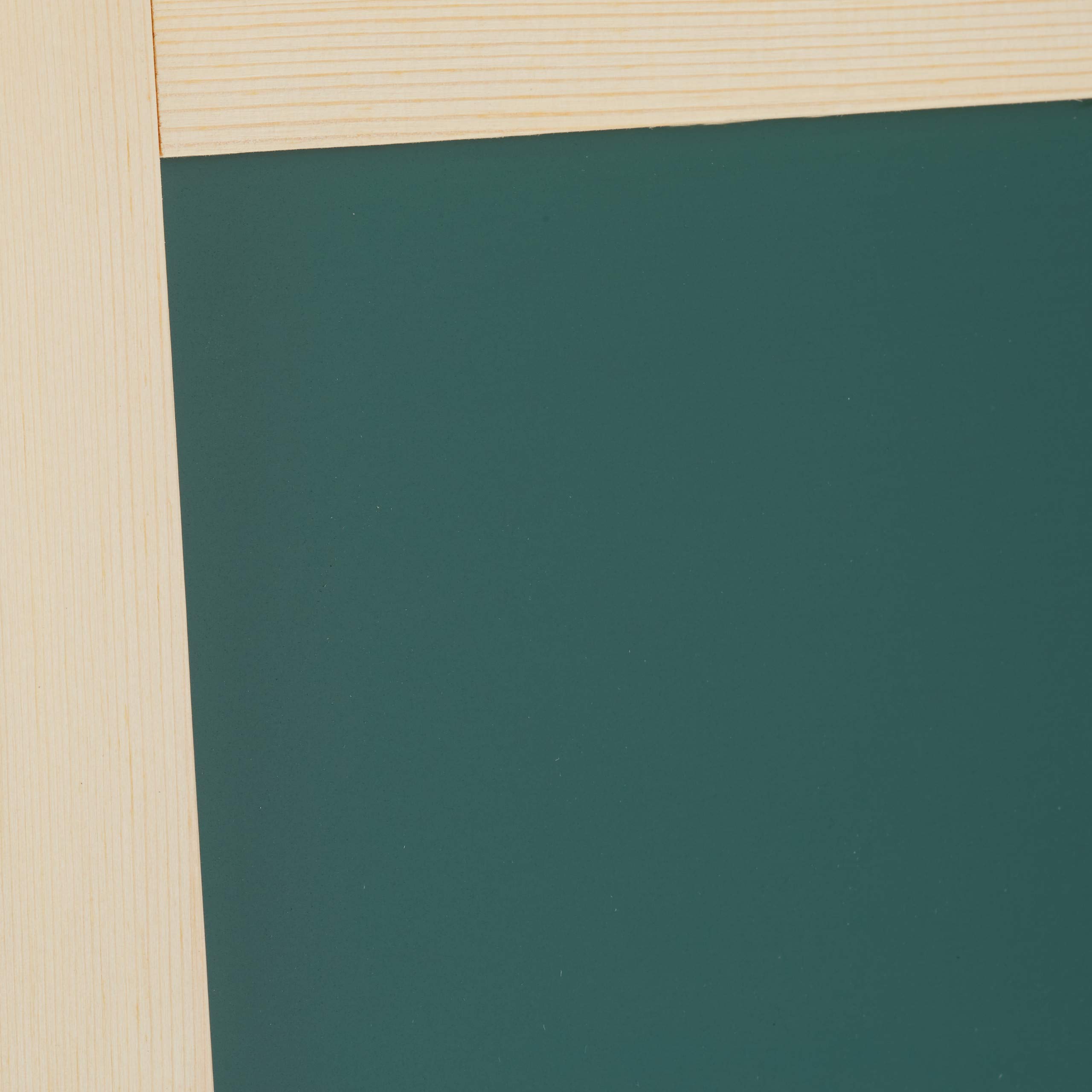 Relaxdays Lavagnetta per Bambini, Regolabile in Altezza & Magnetica in Legno, con Gesso, 81-104x45x42 cm, Legno Naturale