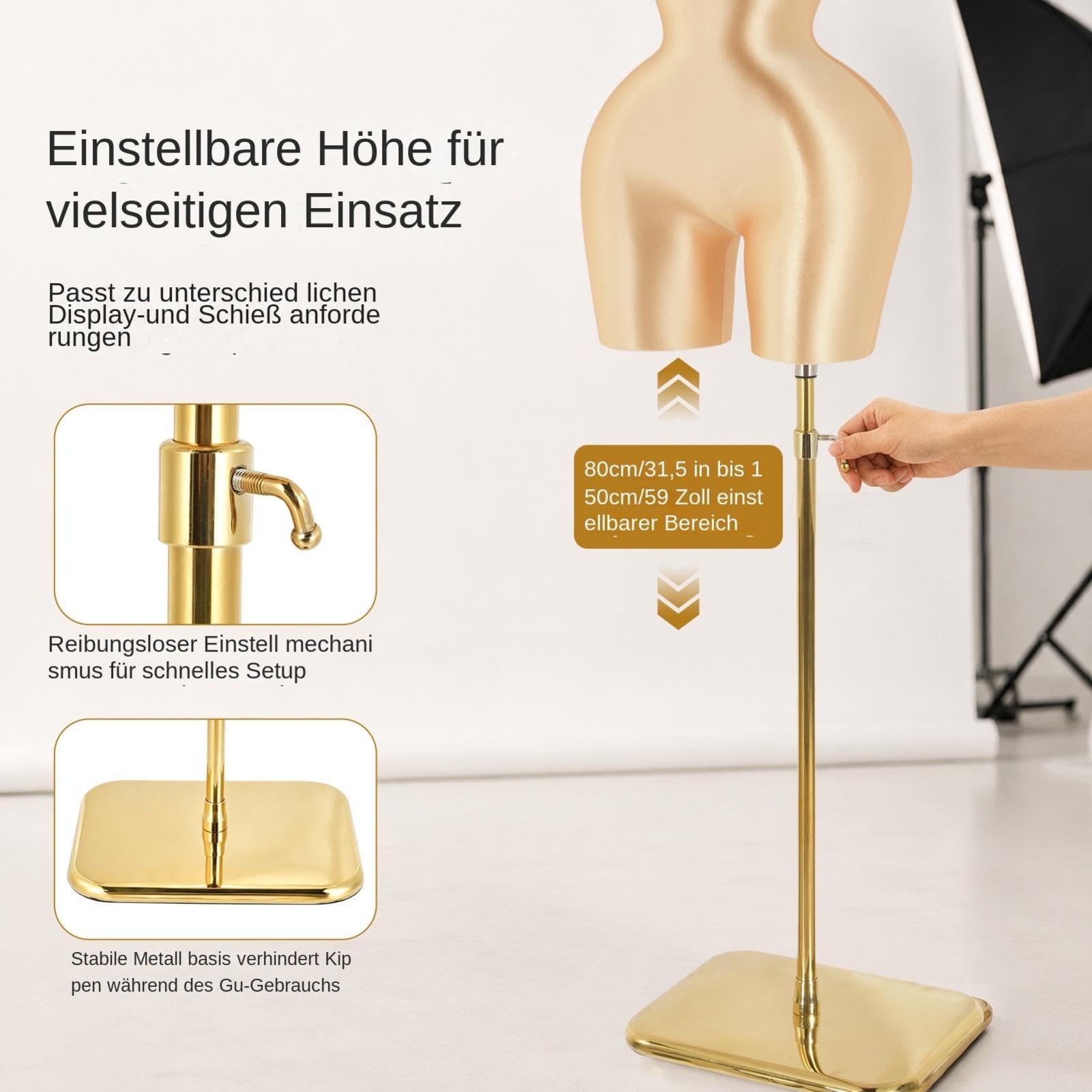 Elegante Damen Schaufensterpuppe 175-240 cm Höhenverstellbar