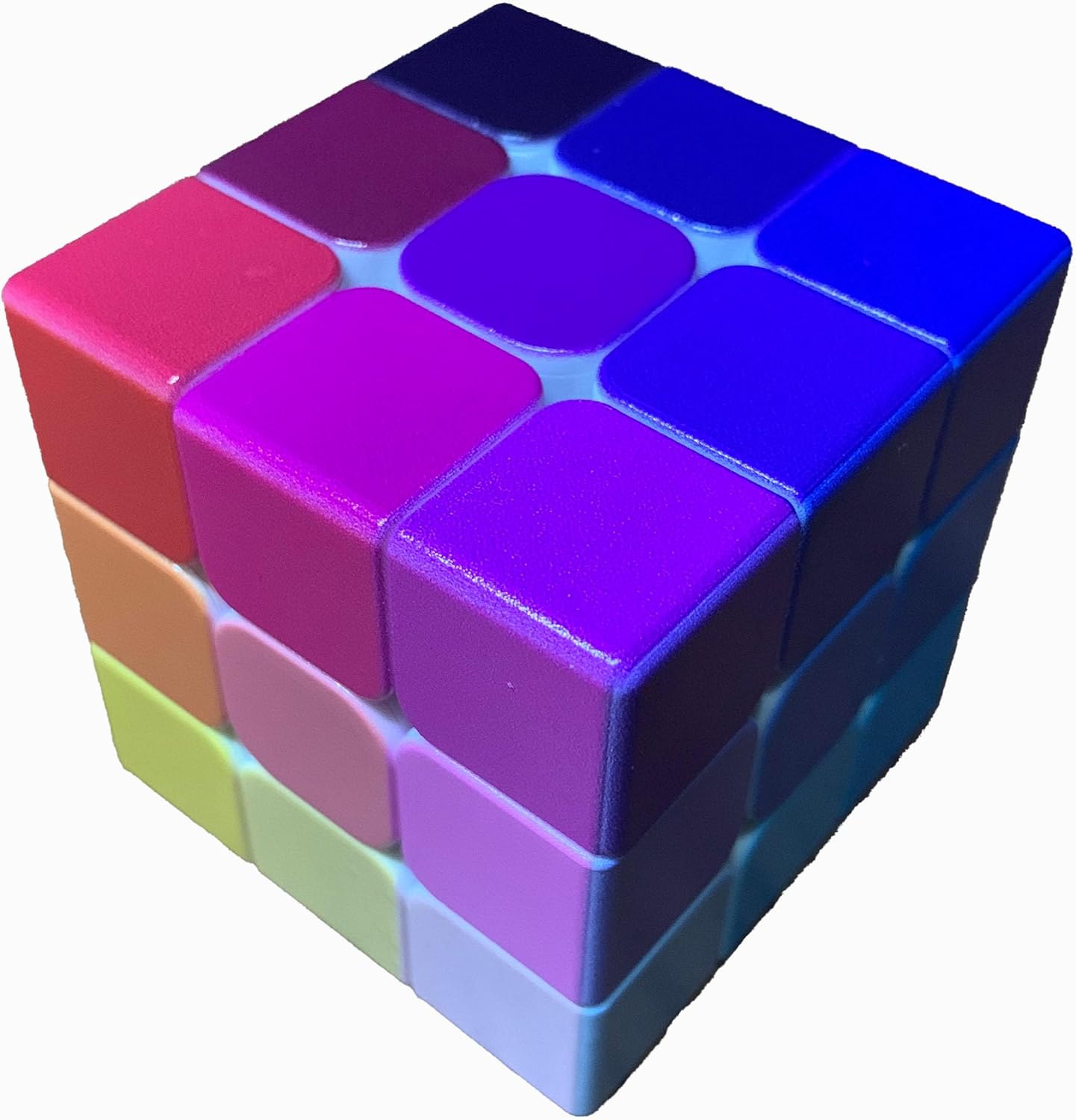 Cuberspeed Gradient Cube 3x3 Speed Cube Impossible, 3x3 Cube Advanced Difficulty Classic Color-Matching Problem-Solving Puzzle Game Toy for Adults & Kids Ages