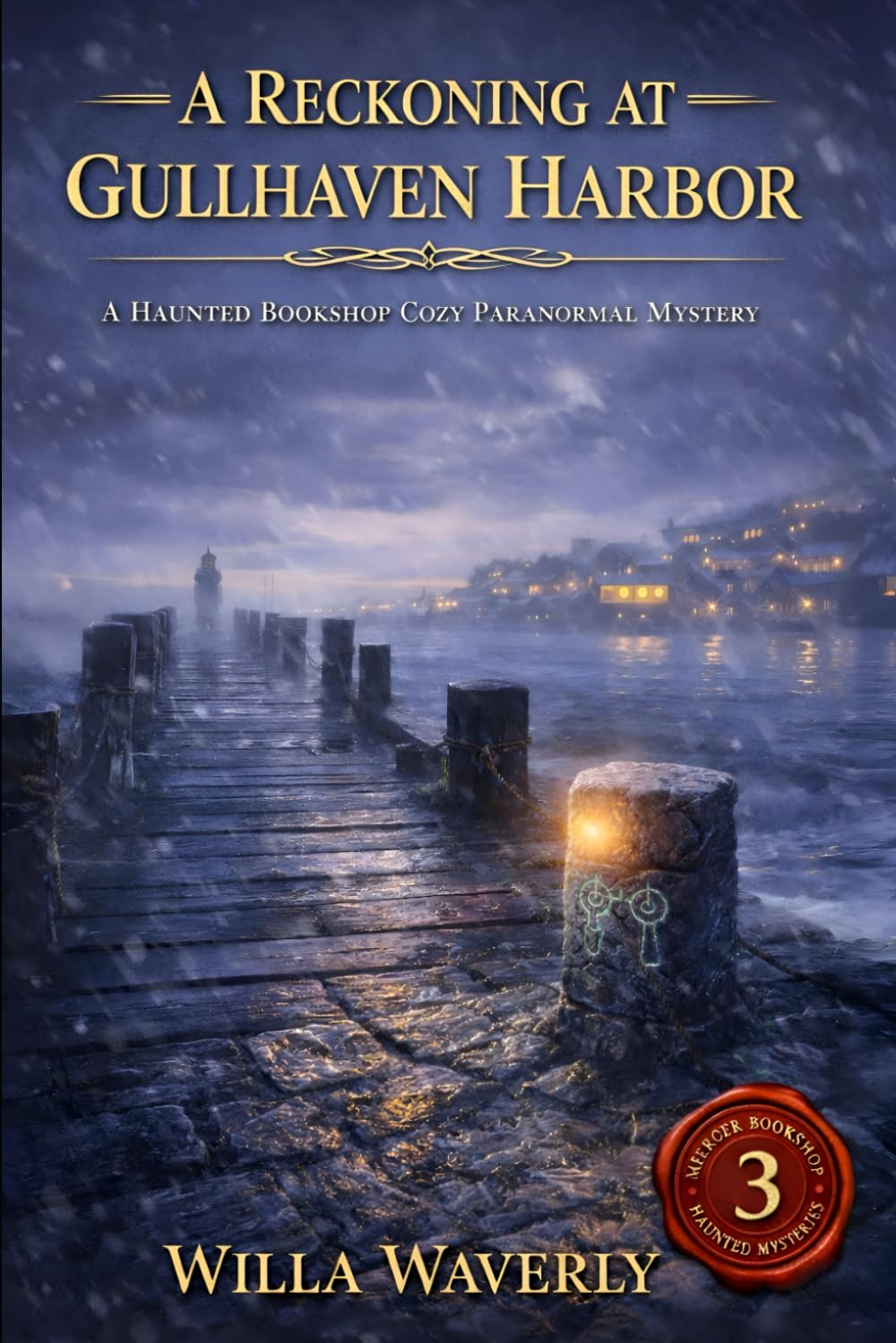 A Reckoning at Gullhaven Harbor: A Haunted Bookshop Cozy Paranormal Mystery: 3 (Mercer Bookshop Haunted Mysteries)