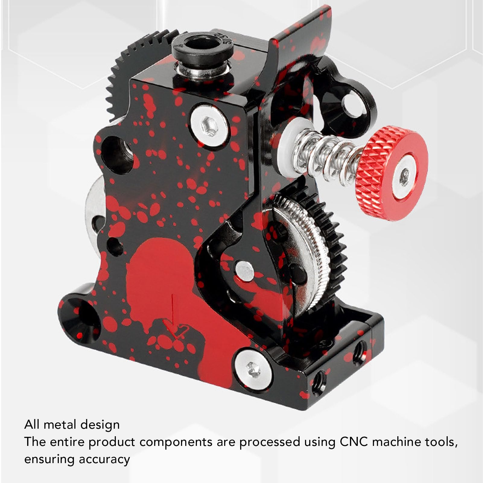 YWBL-WH Doppio ExtrUder a Marcia con Ingranaggio in Acciaio Motore Stepper Ad Alta velocità per Ender 3 V2 CR10 - Doppi Estrusore Aggiornato per la Stampa Stabile, Adatto per gli Appassionati di