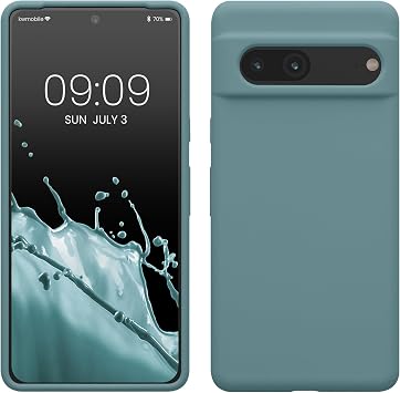 kwmobile Phone Case for Google Pixel 7 - TPU Liquid Silicone Cover - Shockproof Anti-Scratch Smooth Case