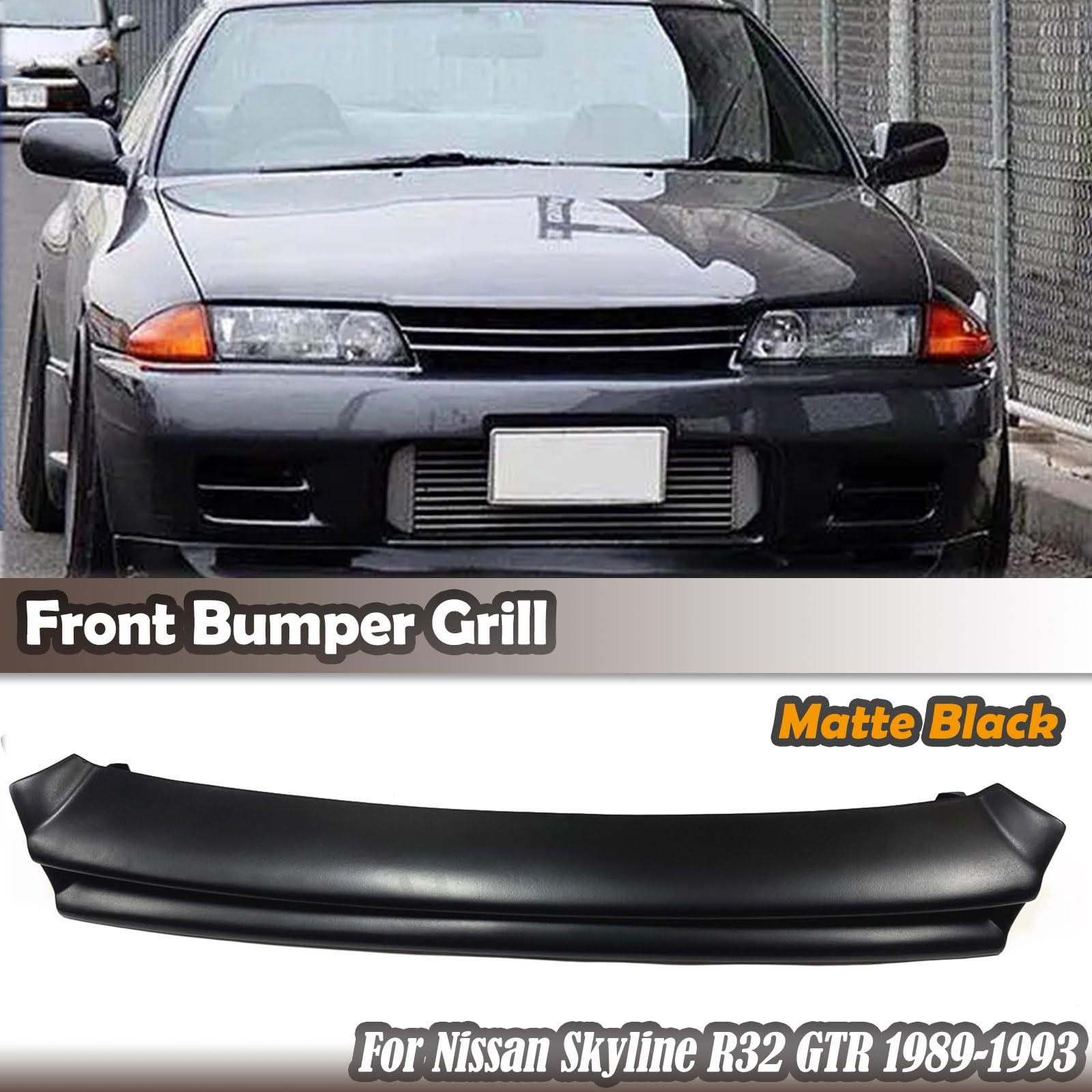 Amazon.com: Front Bumper Grill Grille Kit For Nissan Skyline R32