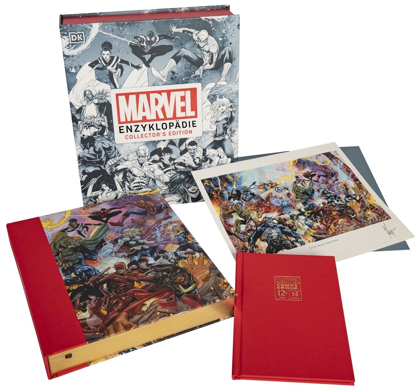 Marvel Enzyklopädie Collector's Edition: Mit einer Einführung von Stan Lee. Hochwertige, limitierte Sammler-Ausgabe mit Artprint und Leinen-Booklet